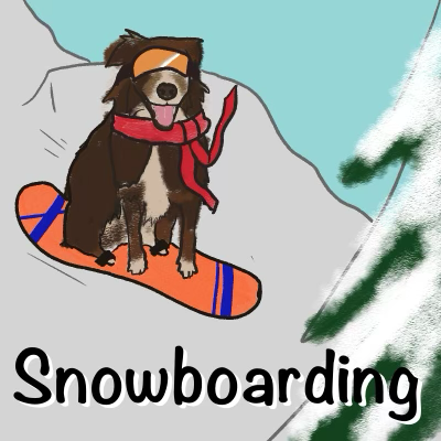 Dexter snowboarding